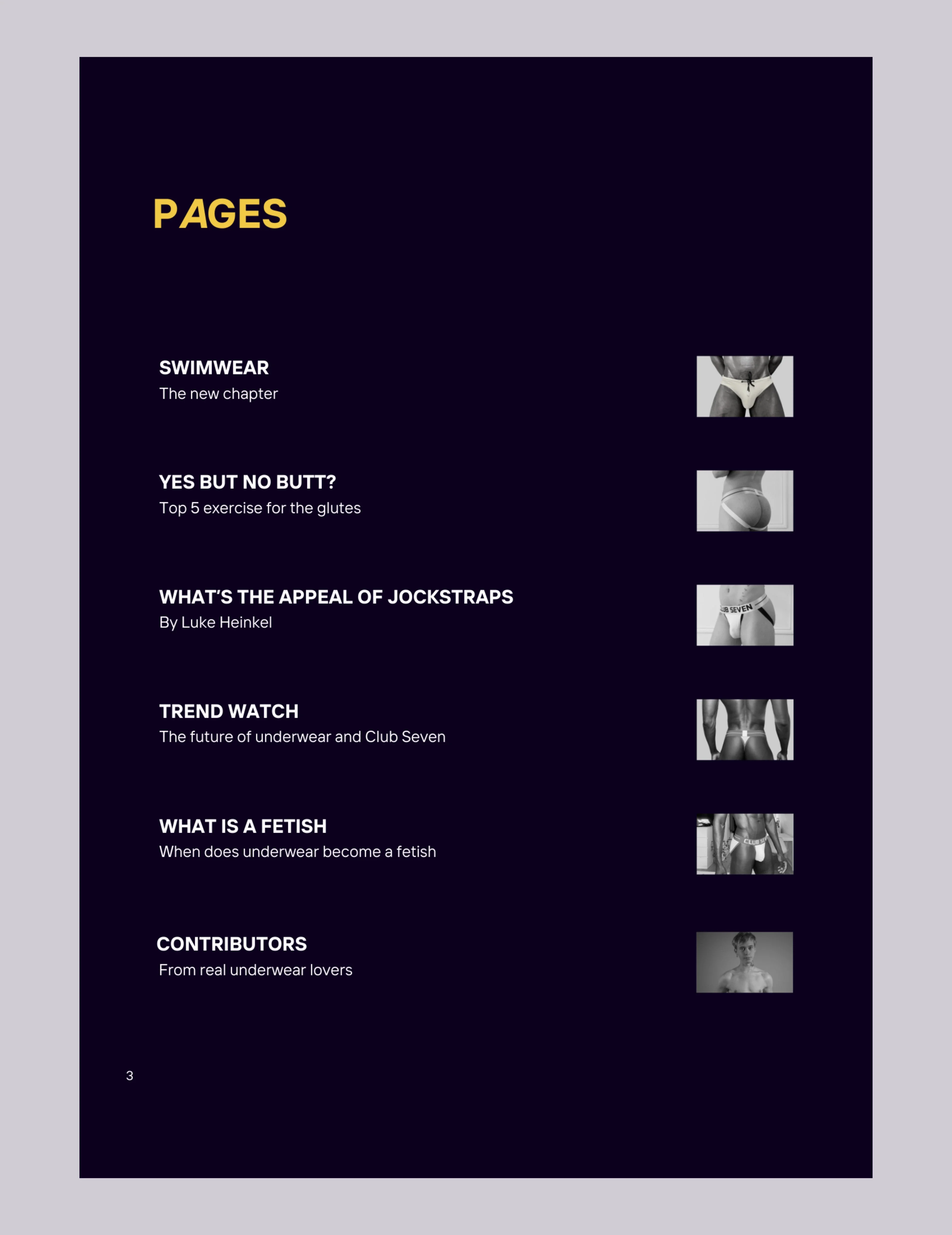 Men's Underwear Magazine Issue 03 - Digital - Image 3
